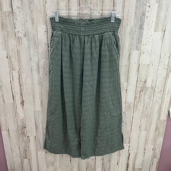 aerie Pants - Aerie Green Cropped Pants